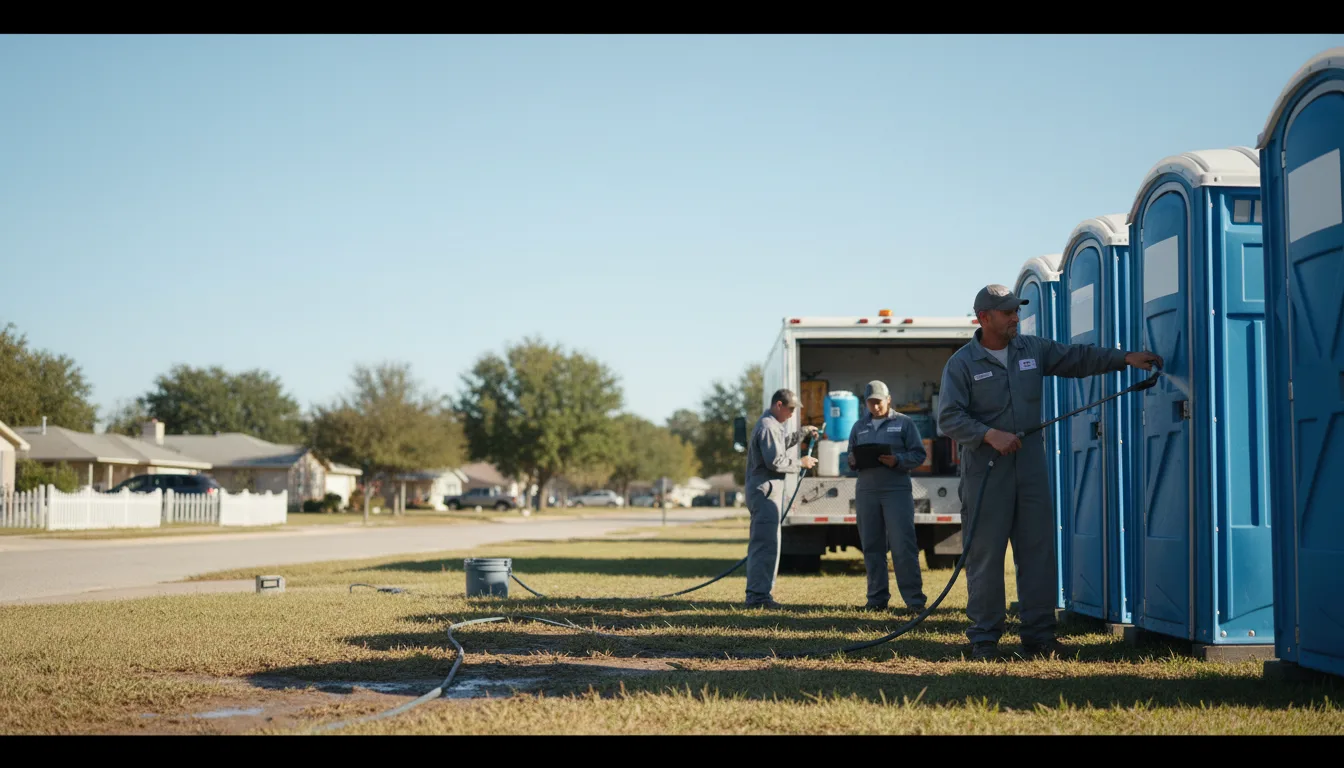 Long-Term Portable Toilet Rental in Graford, TX near me